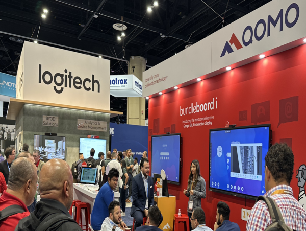 Michigan-based tech manufacturer, QOMO, introduces an interactive display with a monumental step forward