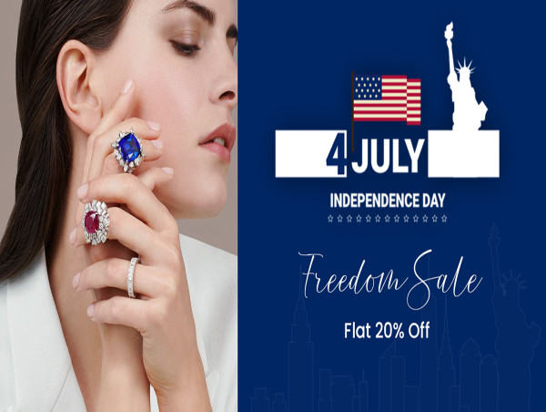 Rosec Jewels Launches Independence Day Sale: 20% Off Jewelry + Free Moissanite Studs for 48 Hours 