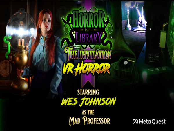 Elder Scrolls’ Wes Johnson Cast in 'Horror in the Library: The Invitation VR' by Indie Blue Donut Studios