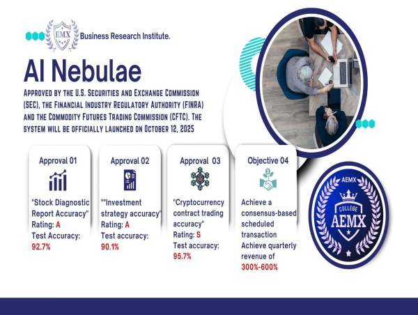 AI Nebulae, the AI-Powered Financial System Developed by EMX Business Research Institute, Launching October 12, 2025
