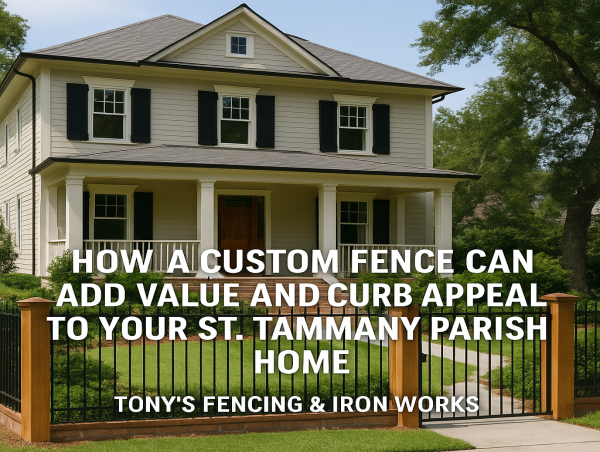 How a Custom Fence Can Add Value and Curb Appeal to St. Tammany Parish Homes