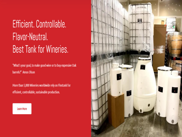 Flextank Provides Wineries with New Productivity Resources To Help Operations Improve Turnaround, Revenue and Margins