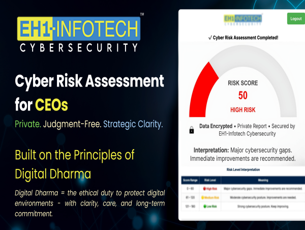  EH1-Infotech Cybersecurity Introduces New Cyber Risk Assessment Platform to Help CEOs Safeguard Digital Trust 