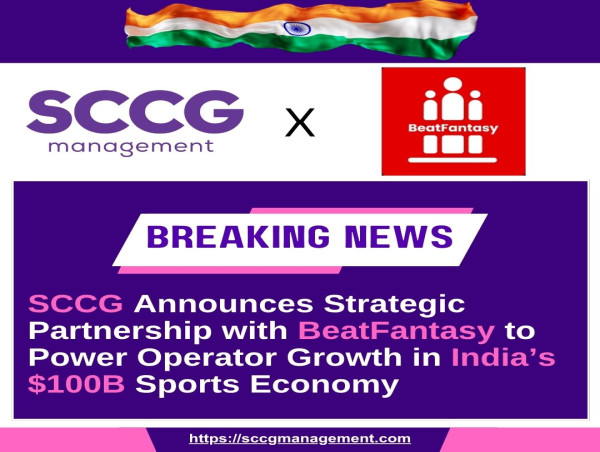 SCCG Announces Strategic Partnership with BeatFantasy to Power Operator Growth in India’s $100 B Sports Economy