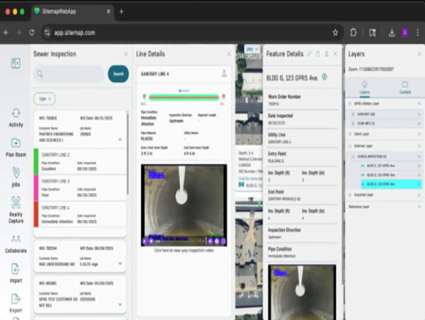 GPRS Adds Sewer Visualization in Latest SiteMap Upgrade
