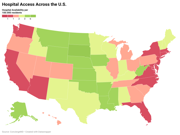  New Report: Despite Leading in Medical Education, New York Ranks 49th in Hospital Access 