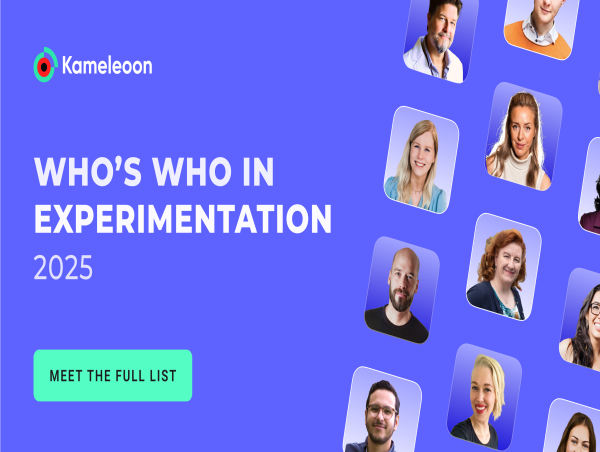  Kameleoon Publishes the First Who's Who in Experimentation, Celebrating Leaders in Digital Experimentation 