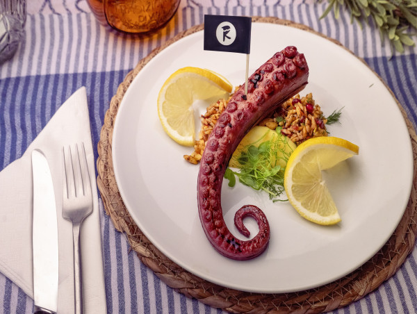 Der weltweit erste vegane Oktopus aus Pilzprotein: THE KRAKEN