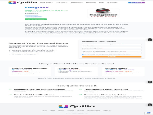 Quilia Selects Introzy to Power New Partner Program for Personal Injury Legal Tech Ecosystem
