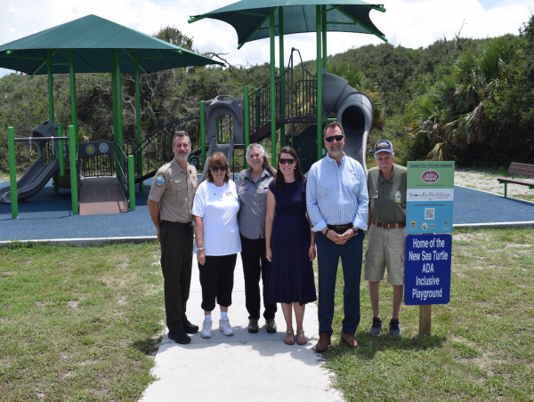 Florida State Parks Foundation joins community partners to unveil new, accessible playground at Anastasia State Park