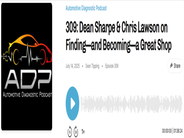 Automotive Diagnostic Podcast: Tech-Turned-Owner Backs Hourly Pay for Auto Techs