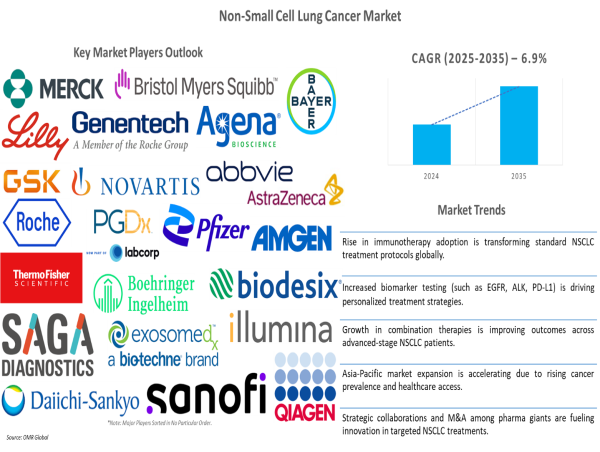 Non-Small Cell Lung Cancer Market: Valued at $18.8 Billion in 2024, Expected to Grow at 6.9% CAGR Through 2035
