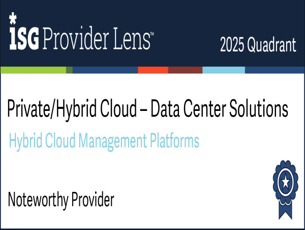  UnityOne.AI Recognized as a Product Challenger in ISG Provider Lens™ 2025 Private/Hybrid Cloud – Data Center Solutions 