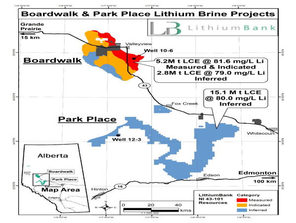  LithiumBank Awarded $3.9M in Non-Dilutive Funding from Emissions Reduction Alberta to Advance Boardwalk Lithium Brine Project 