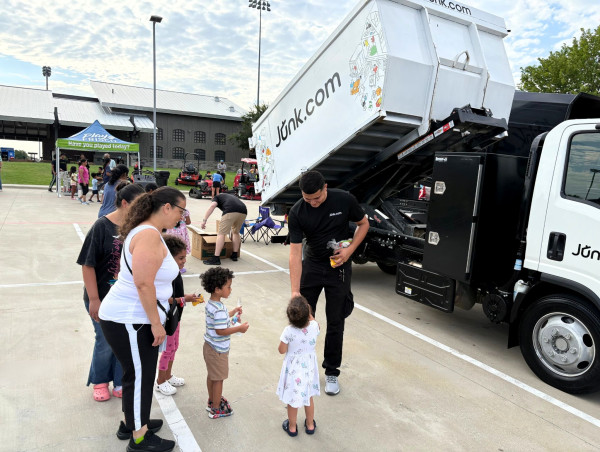  JUNK.COM ROLLS INTO FRISCO FOR TOUCH-A-TRUCK 