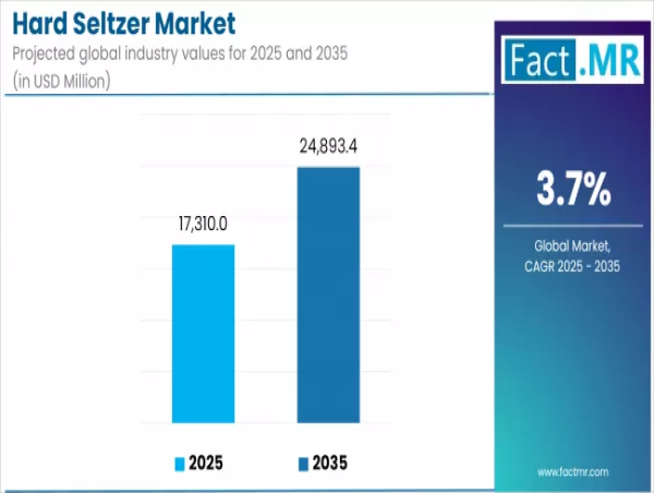  Hard Seltzer Market will Hit USD 24,893 million by 2035 | Fact.MR Report 