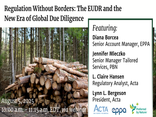  Regulation Without Borders: August 5 Webinar Explores the EU Deforestation Regulation 