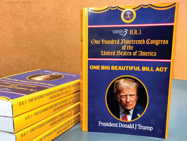  The One Big Beautiful Bill Act - Commemorative Book released by Really Big Coloring Books® in St. Louis 