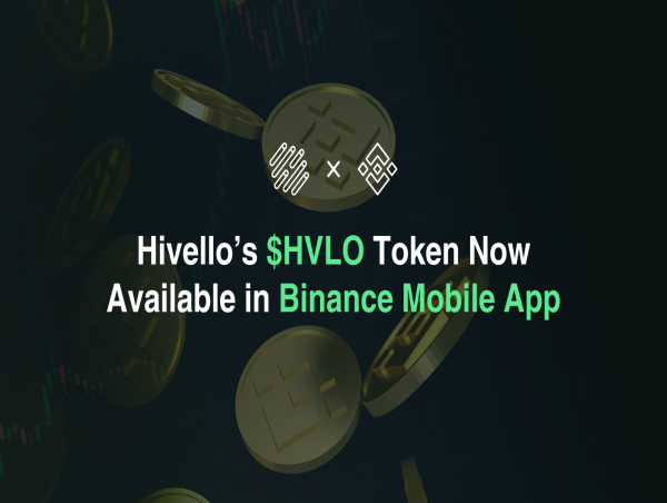 Hivello’s HVLO token now available in Binance mobile app