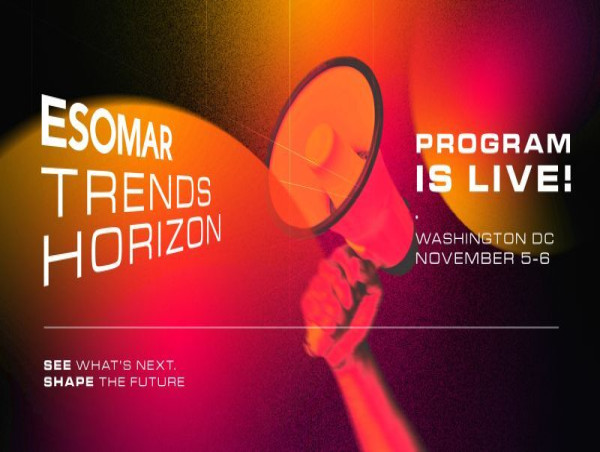 ESOMAR Announces Agenda for Trends Horizon 2025 Conference in Washington, D.C. 