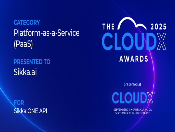 Sikka.ai Wins Prestigious 2025 CloudX Award in Platform-as-a-Service Category
