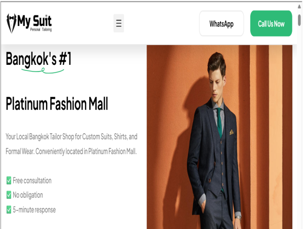  My Suit Bangkok Launches New Website Following Successful Platinum Mall Move 