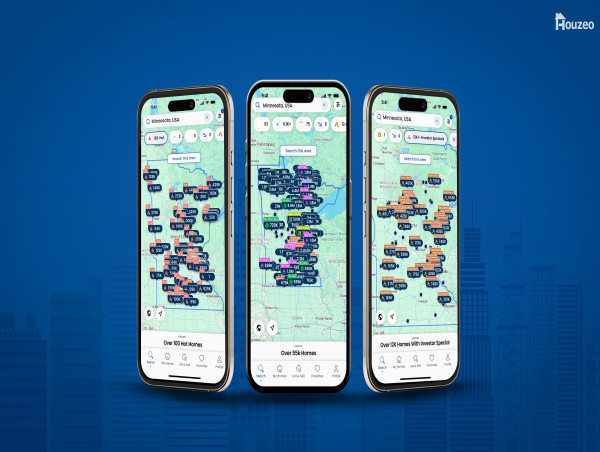 Minnesota Home Searches Simplified with Houzeo’s Innovative Mobile App Feature