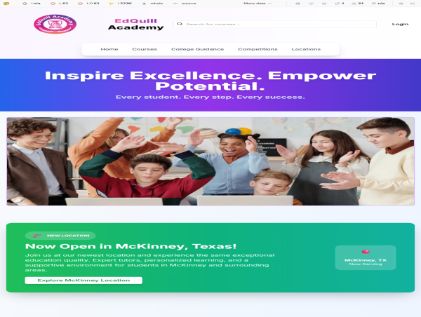 EdQuill Academy Now Open in McKinney, Texas – Bringing Personalized Academic Excellence to Local Students