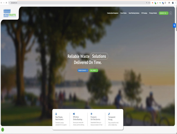 Ross Waste Unveils New Website Redesign