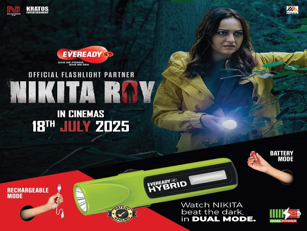  Eveready Launches India's 1st Ever Hybrid Torch with Sonakshi Sinha-starrer 'Nikita Roy' 