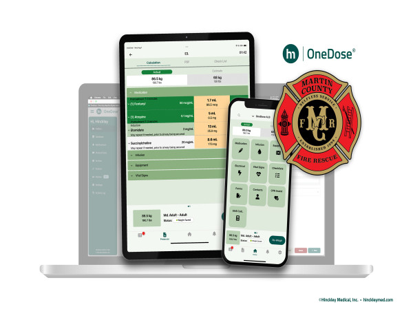 Martin County Fire Rescue Streamlines EMS Operations with Hinckley Medical’s OneDose® Clinical Workflow Platform