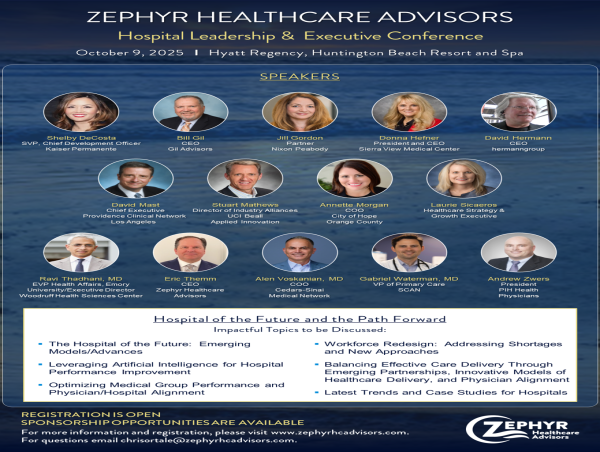  David Hermann to Share Vision for GenAI at Zephyr Healthcare Advisors' Conference in October 2025 