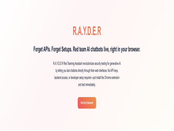  Enkrypt AI Launches RAYDER: A Game Changer for Chatbot Security Testing 