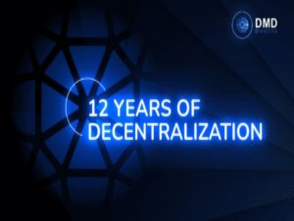 DMD Diamond: A Pioneer Among Blockchains Marks 12 years of Decentralized Vision