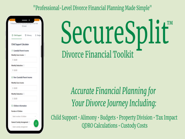  SecureSplit™ App Launches, Takes Guesswork Out of Divorce Financial Planning 