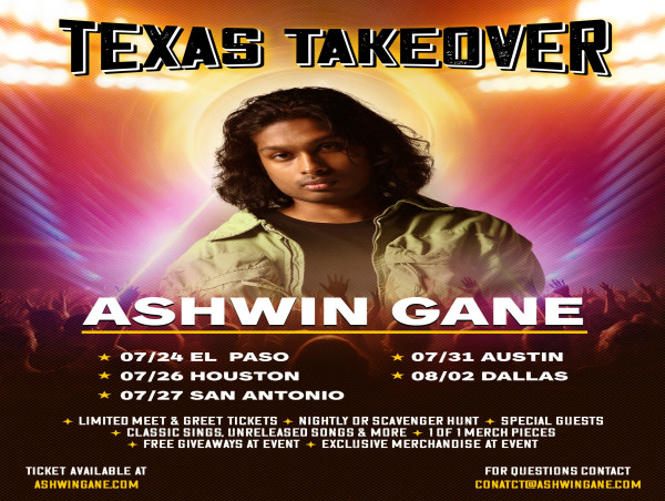 Ashwin Gane Premieres Raw Visual for 'All Away' Featuring Poo Bear as He Joins Phora’s Texas Takeover Tour