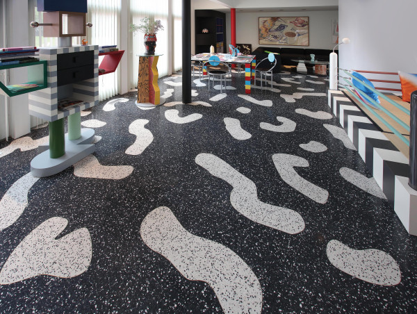  Missouri Terrazzo Recognized for Art Installation in Katherine Bernhardt Home 