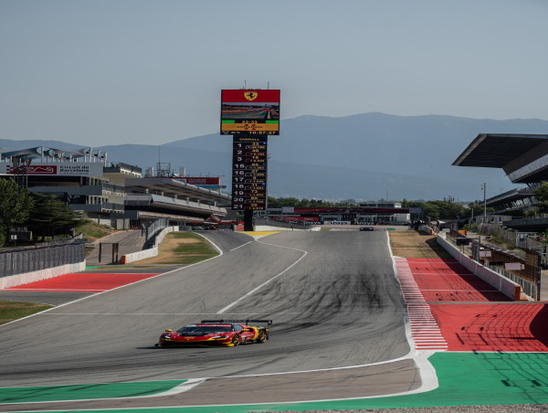  Professional Race Car Driver Dylan Medler on the podium in Barcelona 