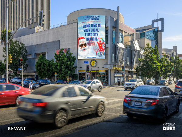  Christmas Comes in July Thanks to First City Credit Union and KEVANI’s Generous Billboard Space Donation 