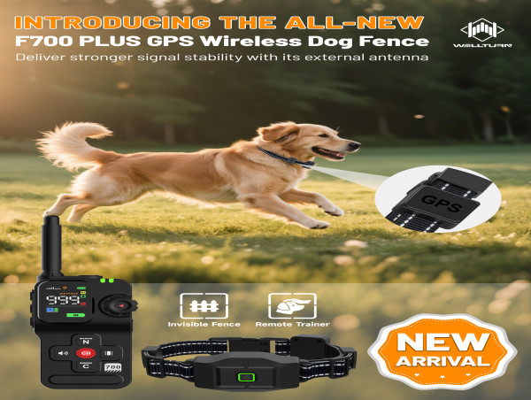 Wellturn Launches the World’s Coolest GPS Wireless Dog Fence: F700 Series
