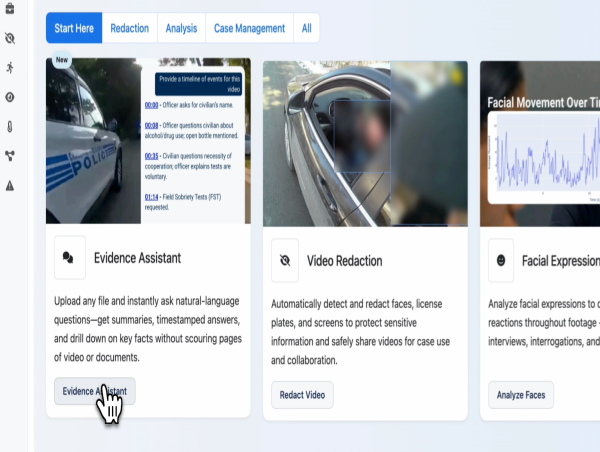 New Guardify Evidence Intelligence Software Uses AI to Identify Key Targets in Raw Video Footage