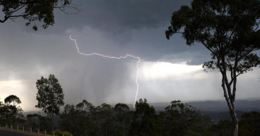 Man critical after being struck by lightning