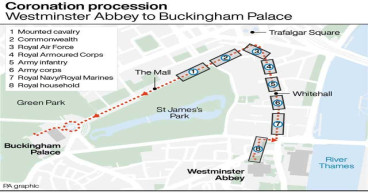 Major transport operation to cater for coronation travel