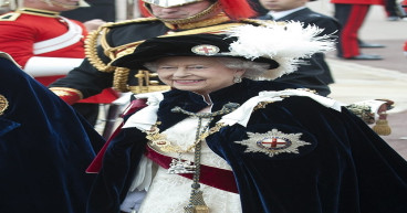 Andrew wears Garter robes in apparent softening of family stance