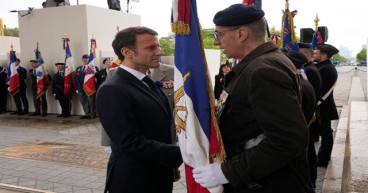 Macron leads ceremony marking end of Second World War in Europe