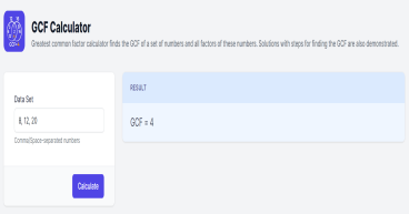 Calculator.io Launches GCF Calculator to Simplify Mathematical Computations in Various Fields