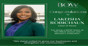Lakeisha Robichaux, Chief of Minds' CEO, inducted into the BOW COLLECTIVE™ Organization on June 10, 2023