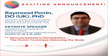 Lipedema Simplified 2023 Virtual Community Event Adds Dr. Raymond Perrin as Keynote Speaker