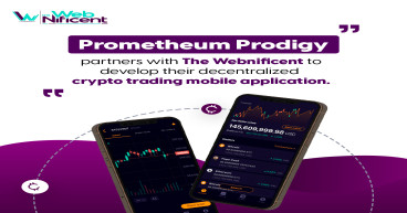 The Webnificent Partnered with Prometheum Prodigy To Develop Their Decentralized Crypto Trading Mobile App