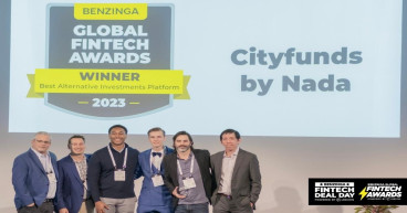 Cityfunds by Nada Wins Best Alternative Investments Platform at Benzinga Fintech Awards 2023